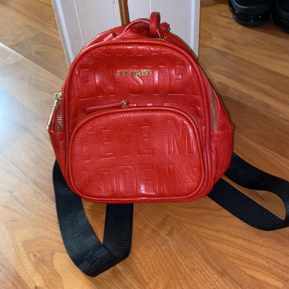 Red Steve Madden Mini Backpack - image 3